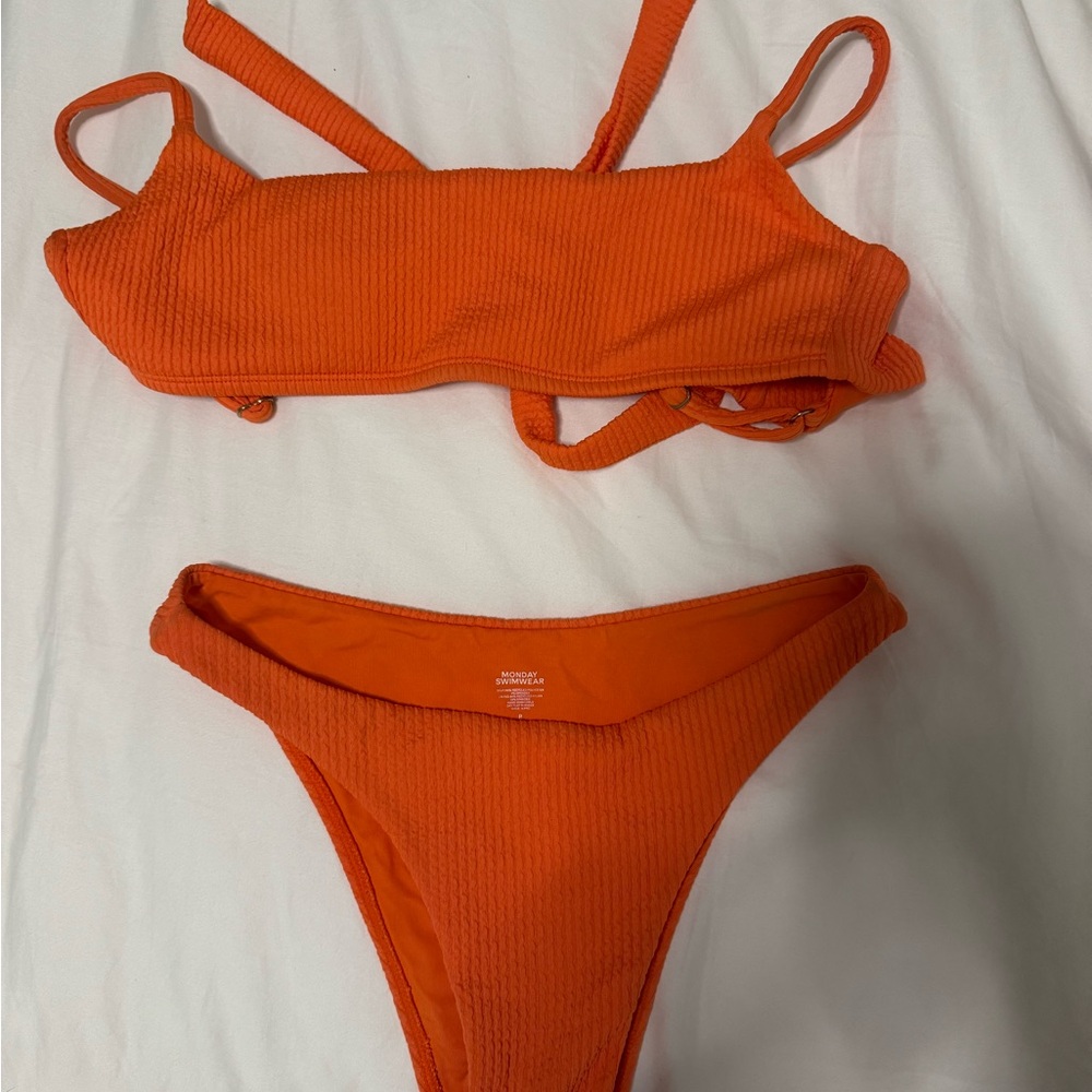 Monday Swimwear Orange Bikini